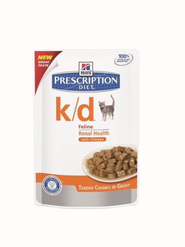 Hills PD Feline k/d Pouch Chicken 12x85g