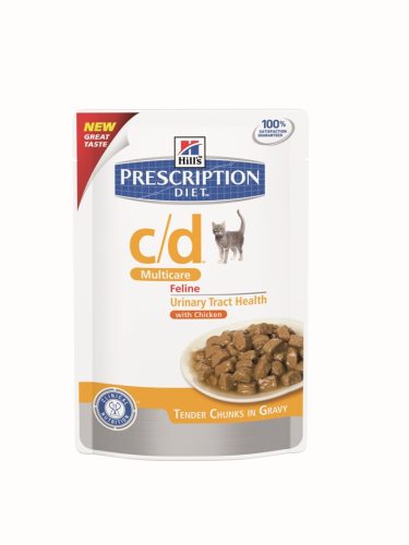 Hills PD Feline c/d Pouch Chicken csirke 12x85g