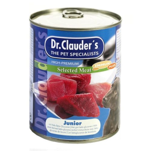 Dr.Clauders Dog Selected Meat Junior konzerv 400g