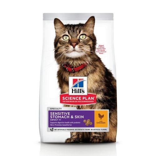 Hills Science Plan Feline Adult Sensitive Stomach & Skin 1,5kg