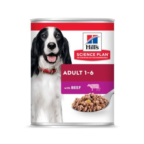 Hills Science Plan Canine Adult Beef Konzerv 370 g