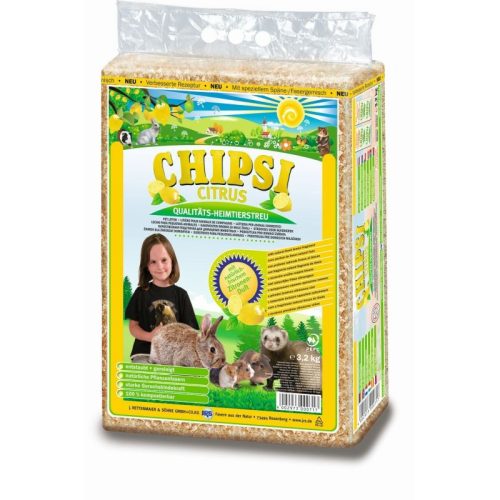 Chipsi Forgács Citrus 60l, 3,2kg