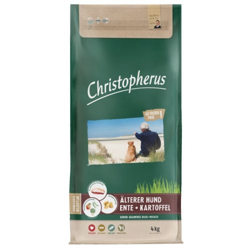 Christopherus Dog Senior Grainfree Kacsa és burgonya 12kg