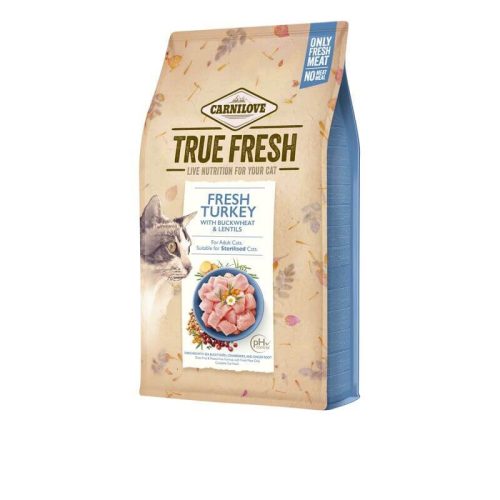 Carnilove True Fresh Cat Adult Turkey - pulyka 4,8kg