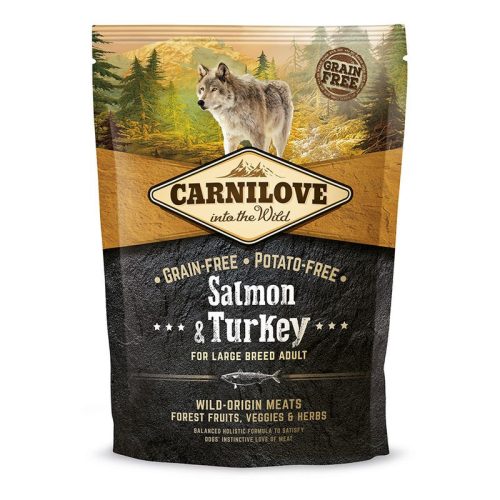 Carnilove Adult Large Salmon & Turkey- Lazac és Pulyka Hússal 1,5kg