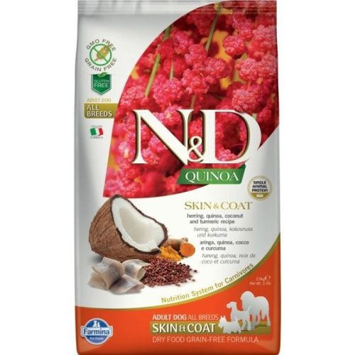 N&D Dog Quinoa Skin & coat hering 2,5kg