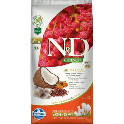 N&D Dog Quinoa Skin & Coat Hering 7kg