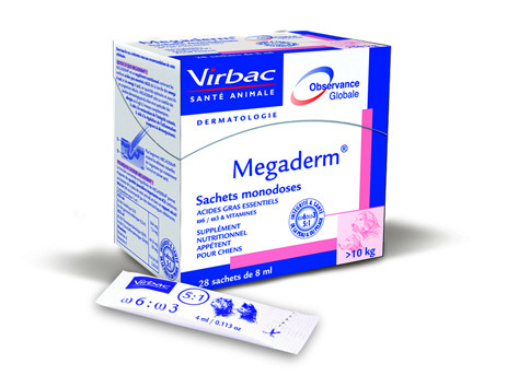 Megaderm oldat 28x8 ml kutya, macska >10kg